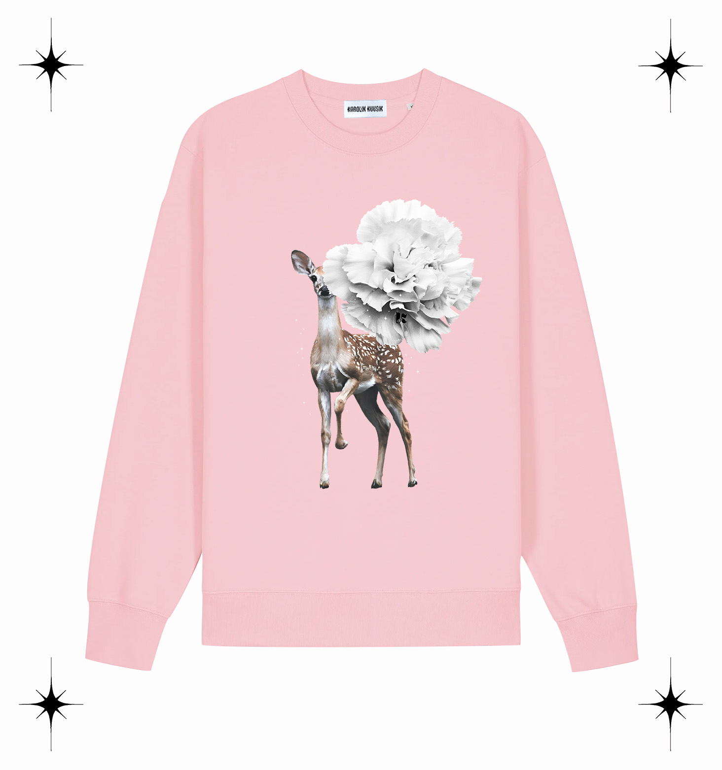 【新品】grateful hide and seek pink M stina HIDE AND SEEK baby pink organic cotton sweatshirt – Karolin Kuusik